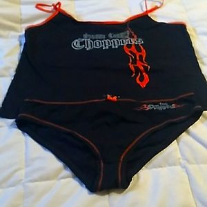 Camisole with bikini panty